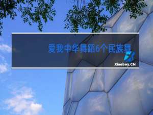 爱我中华舞蹈6个民族舞分别是什么