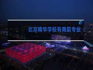 北京精华学校有舞蹈专业吗