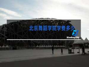 北京舞蹈学院学费多少