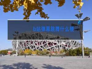 b站弹幕跳舞什么梗