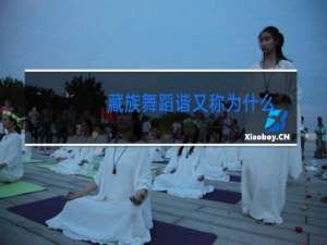 藏族舞蹈谐又称为什么