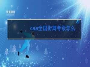 caa全国街舞考级怎么查分