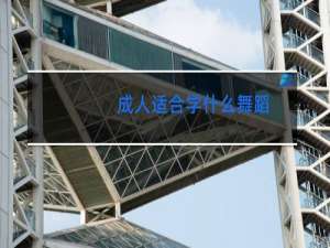 成人适合学什么舞蹈