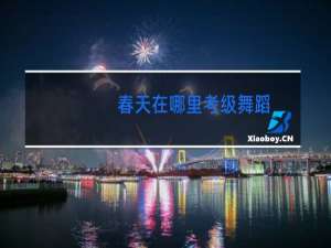 春天在哪里考级舞蹈