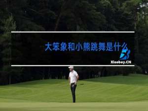 大笨象和小熊跳舞是什么歌