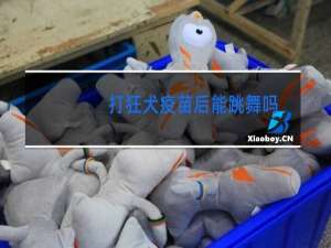 打狂犬疫苗后能跳舞吗