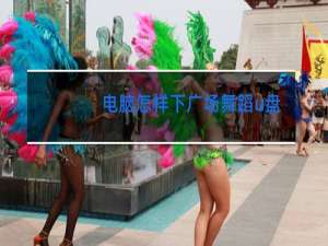 电脑怎样下广场舞蹈u盘