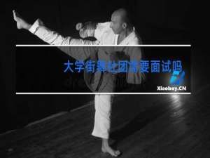 大学街舞社团需要面试吗