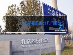 大学舞蹈部分几个部分