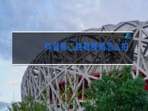 抖音熊二跳舞视频怎么拍