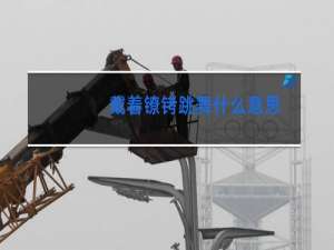 戴着镣铐跳舞什么意思