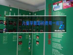 儿童学舞蹈的费用一般在多少