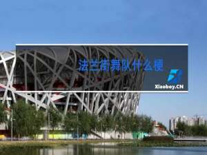 法兰街舞队什么梗