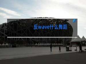 反wave什么舞蹈