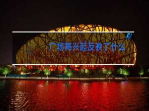 广场舞兴起反映了什么