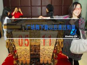 广场舞下载以后通过剪辑为什么容量大了几百mb