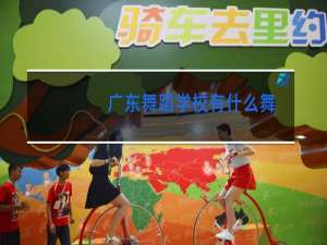 广东舞蹈学校有什么舞