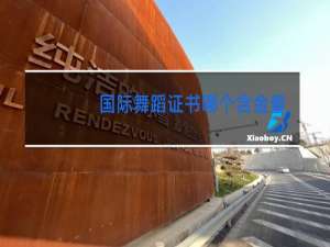 国际舞蹈证书哪个含金量高