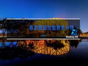 港龙舞蹈加盟费多少钱