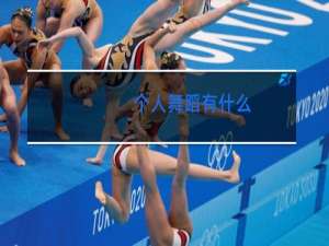 个人舞蹈有什么