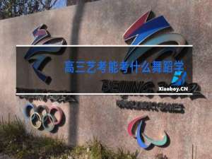 高三艺考能考什么舞蹈学校