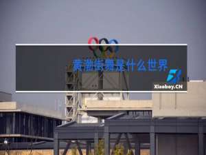 黄渤街舞是什么世界