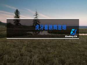 虎牙看跳舞是啥