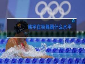 韩宇在街舞圈什么水平