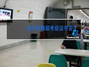 孩子的舞蹈考级证书丢了能不能补
