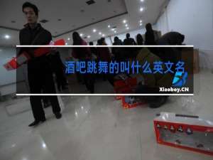 酒吧跳舞的叫什么英文名