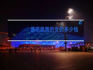 酒吧跳舞的女的多少钱