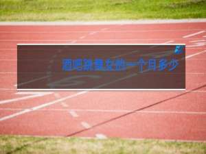 酒吧跳舞女的一个月多少钱