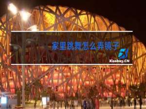 家里跳舞怎么弄镜子