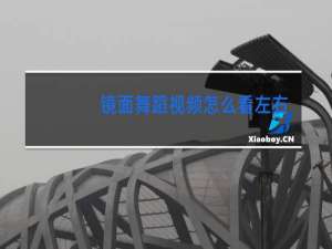 镜面舞蹈视频怎么看左右