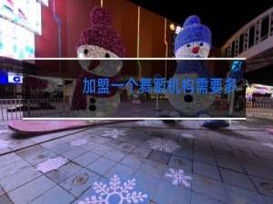 加盟一个舞蹈机构需要多少钱