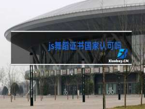 js舞蹈证书国家认可吗