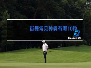 街舞常见种类有哪10种