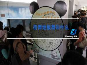 街舞地板舞叫什么