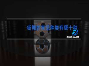 街舞的常见种类有哪十种