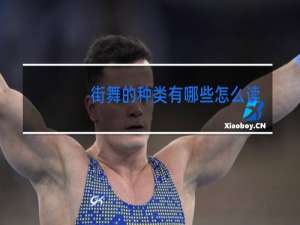 街舞的种类有哪些怎么读