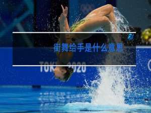 街舞给手是什么意思
