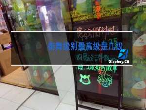 街舞级别最高级是几级