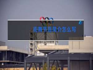 街舞节目简介怎么写