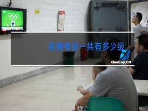 街舞考级一共有多少级