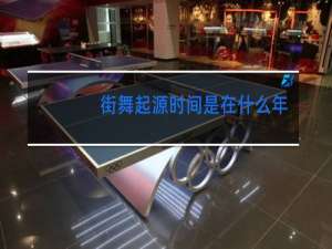 街舞起源时间是在什么年代