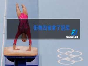 街舞四谁拿了冠军
