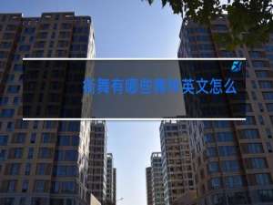 街舞有哪些舞种英文怎么读