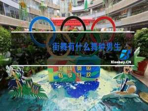 街舞有什么舞种男生