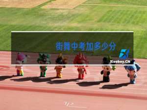 街舞中考加多少分