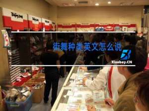 街舞种类英文怎么说